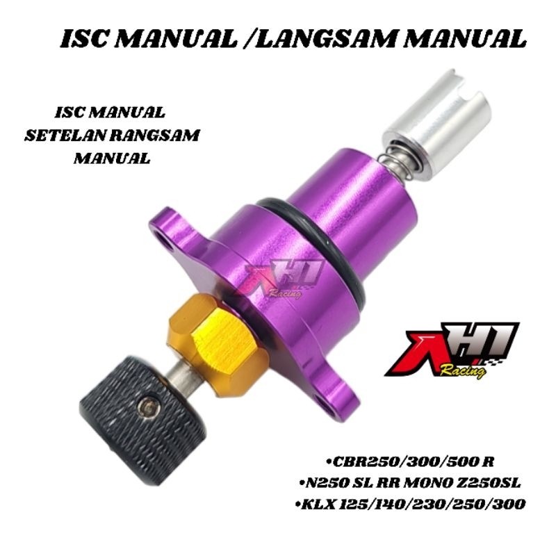 ISC IDLE SCREW SENSOR CONTROL SETELAN RANGSAM MANUAL CBR 250 300 500 NINJA 250 MONO Z250SL N250SL KL