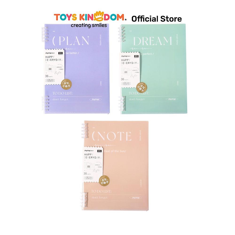 

Toys Kingdom Joytop Notebook B5 Soft Cover Loose Leaf Slice Of Life Random Buku Tulis Catatan Diary Weekly Planner Agenda Journal Perlengkapan Alat Tulis