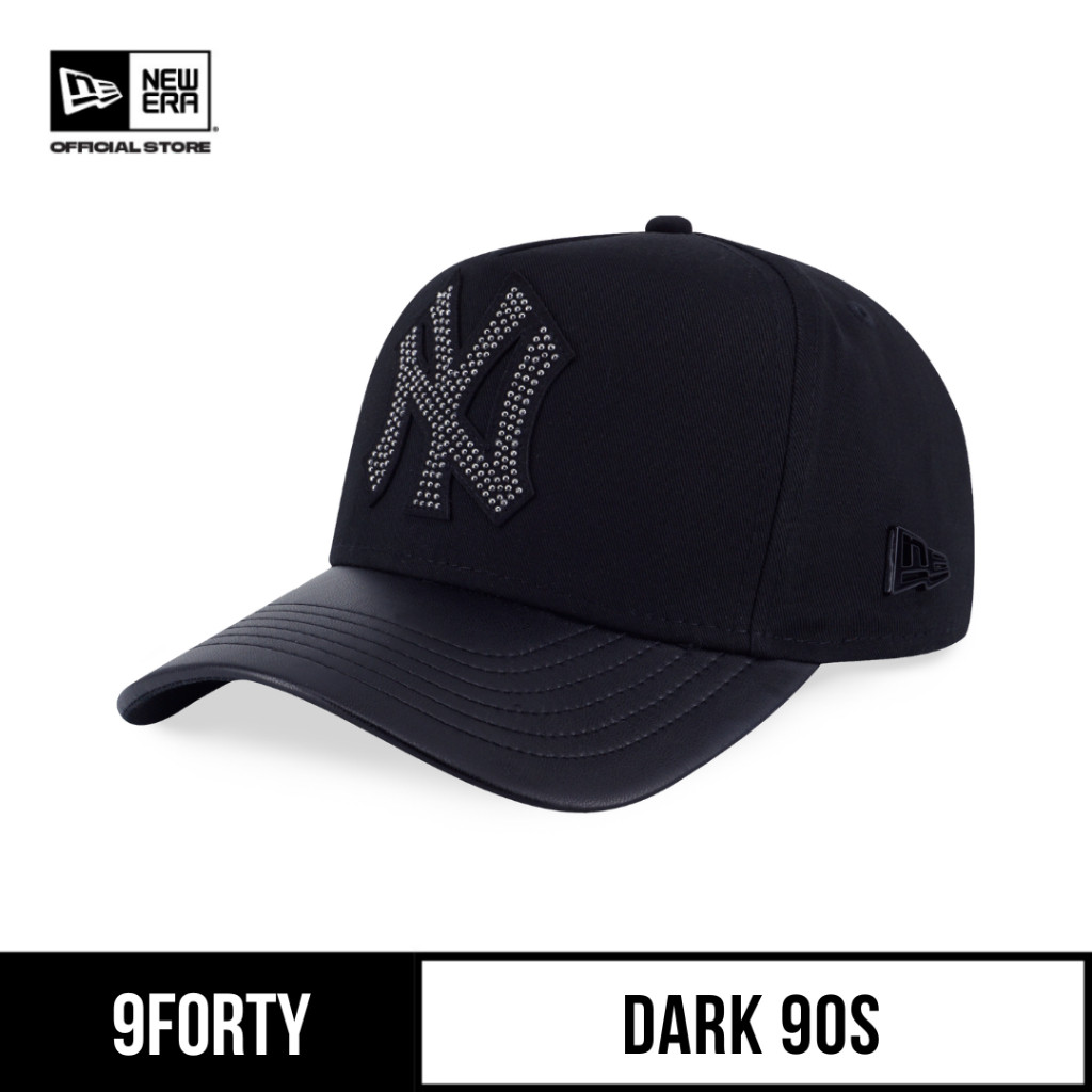 New Era 9FORTY A-Frame New York Yankees Dark 90S Black Adjustable Cap