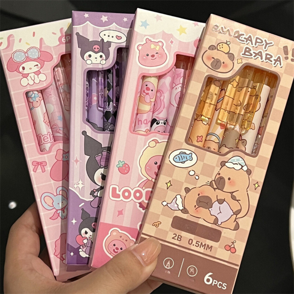 

[doodledreams] Pensil Mekanik Lucu 1 PCS / Cute Mechanical Pencil Motif Kartun / Alat Tulis Sekolah