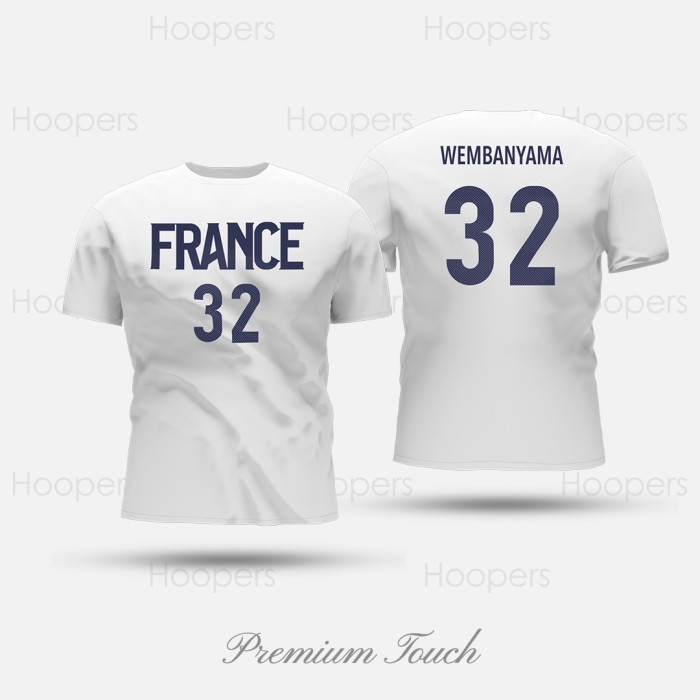 Victor Wembanyama Jersey France 2019 White