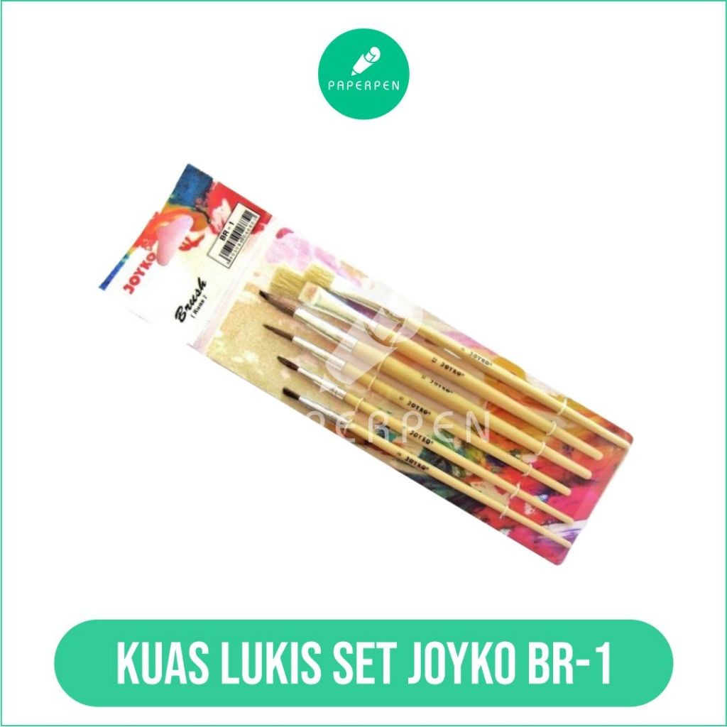 

[CCATK] Kuas Lukis Set Joyko Br-1/Kuas Lukis Satu Set