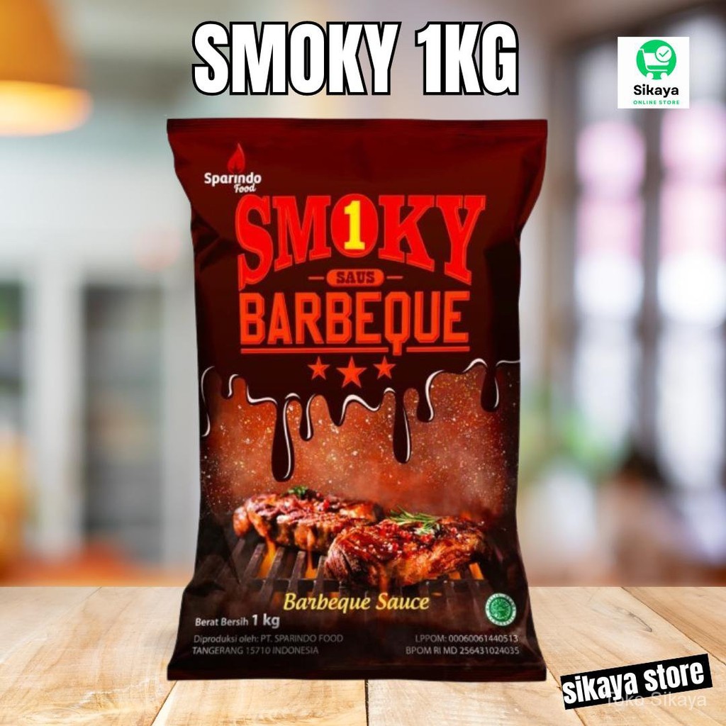 

SAOS SAUS SAUCE BARBEKUE BARBEQUE SMOKY 1KG