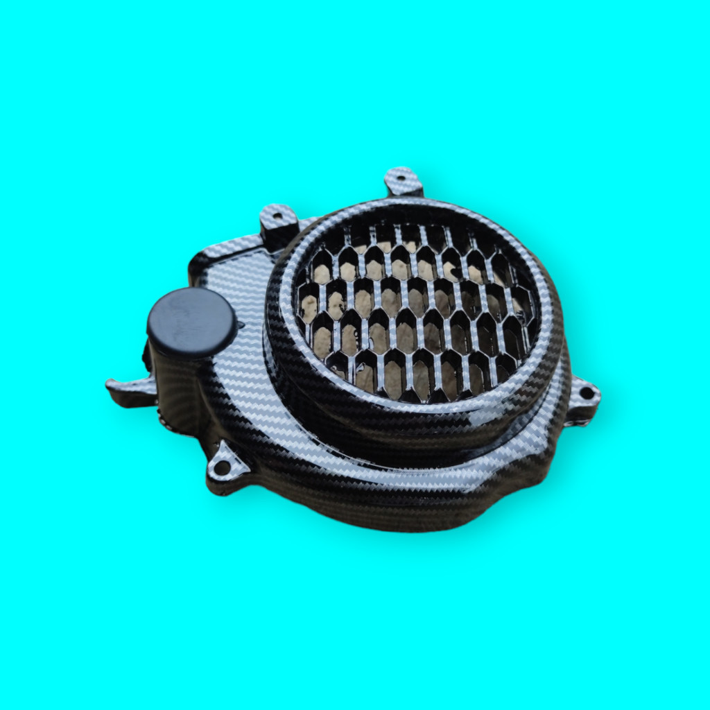 Black carbon tutup kipas Beat 2020 genio scoopy 2021 AES VARIASI 27 AUTOPART99