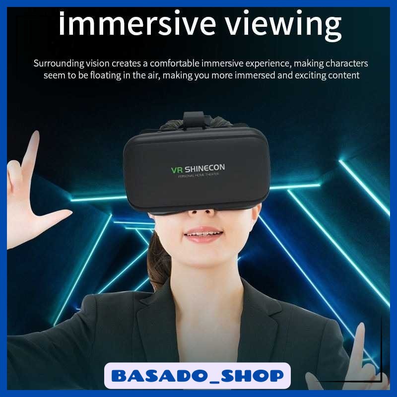 VR Box 3D Virtual Reality Glasses Adjustable Panoramic - SC-G04