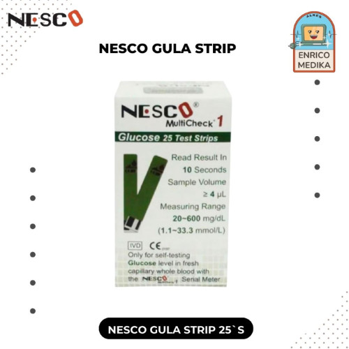 NESCO - STRIP GULA / Refill Gula Darah Nesco / Cek Gula Darah
