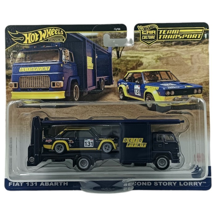 Hot Wheels Team Transport Second Story Lorry Fiat 131 Abarth