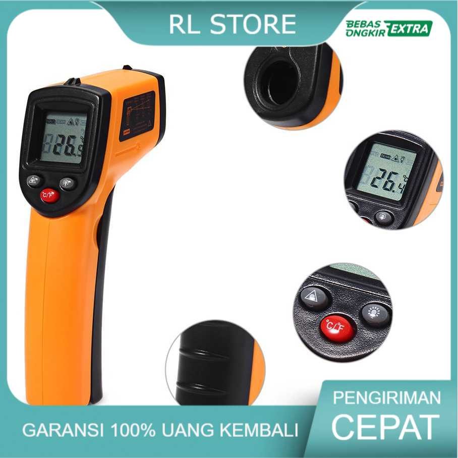 Taffware Thermogun Thermometer Industrial Laser Infrared NonContact