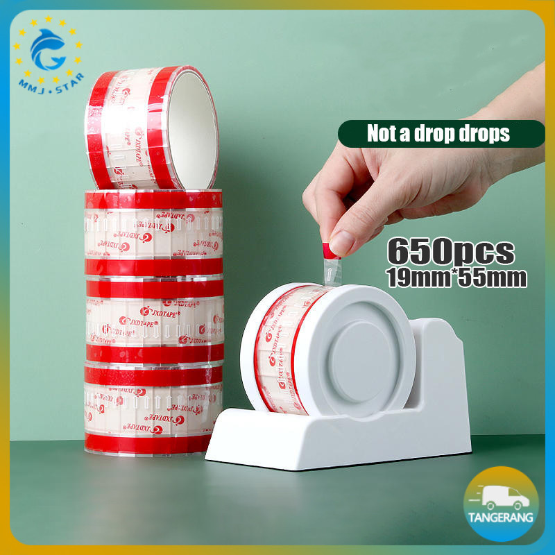 650PCS SEALING TAPE Sticker Panjang Segel Makanan Seal Label Sticker Stiker bawa pulang