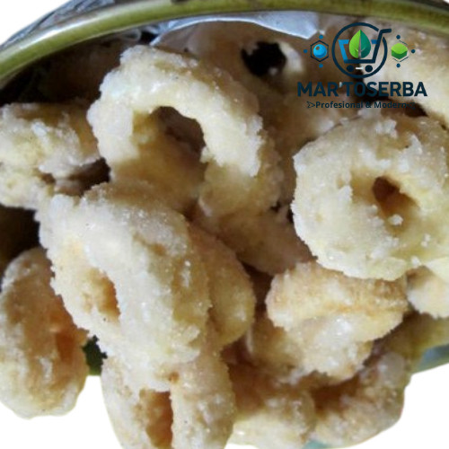 

MT KUE LADU MANIS 8 500g Kue Gabus Manis bentuk angka delapan kue kering Makanan ringan viral