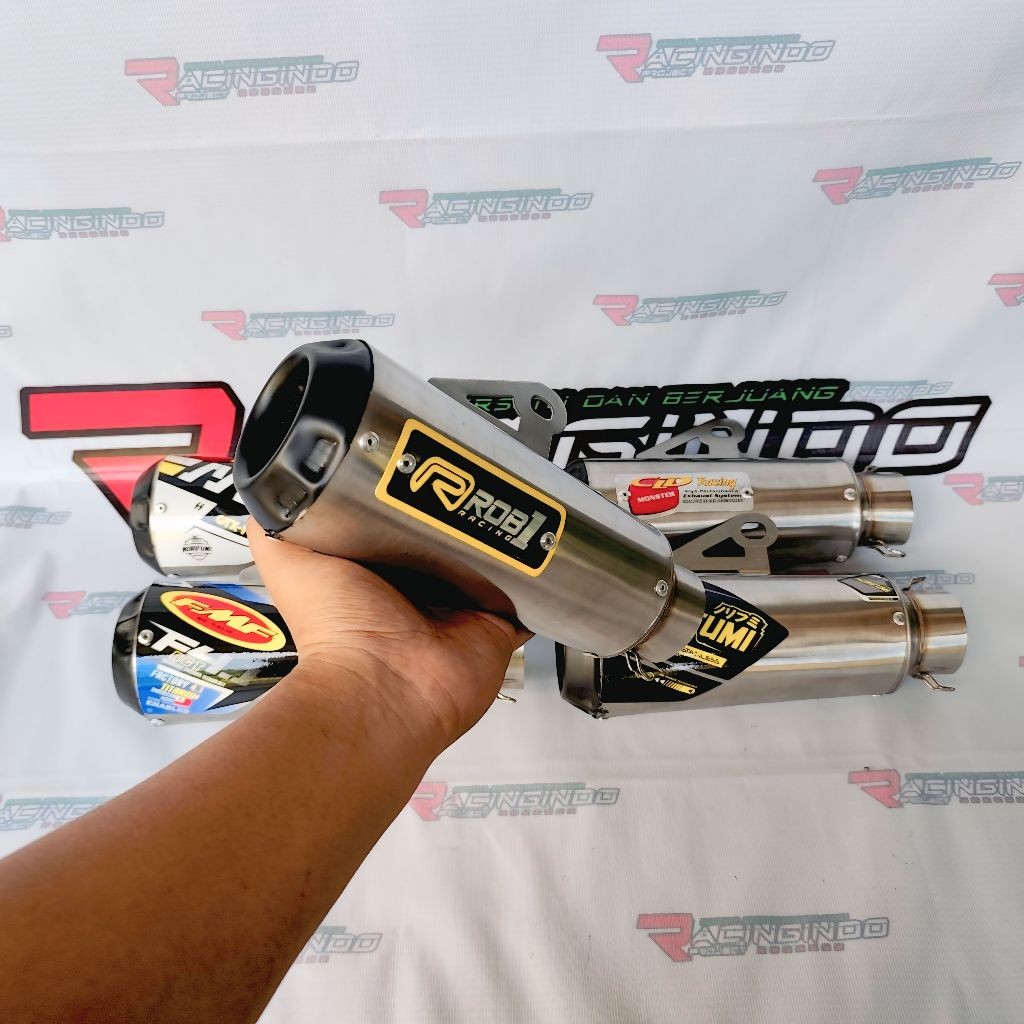 slincer knalpot gtx d50 . jms stanlish bahan tebal d50 supra x jupiter karisma revo smash VEGA R nor