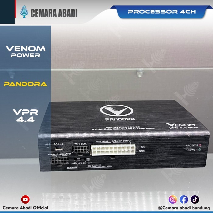 VENOM| Processor 4 Channel Venom Pandora VPR 4.4 (second)