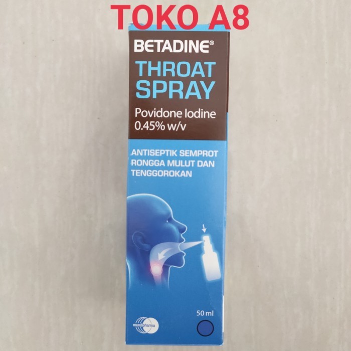 Betadine Sore Throat Spray 50ml Betadine Throat Spray Betadine Spray