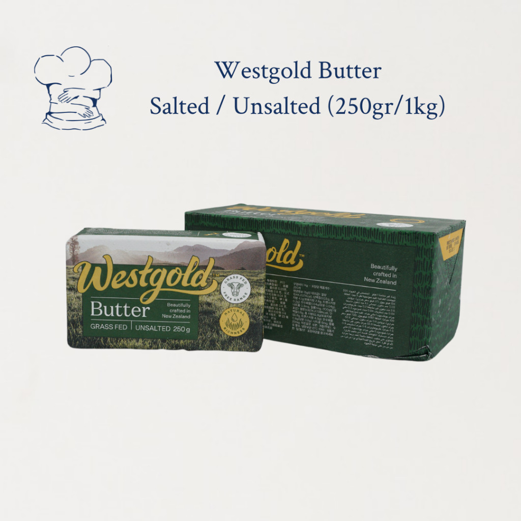 

Westgold Butter Unsalted / Salted – Mentega Premium dari Susu Sapi Grass Fed