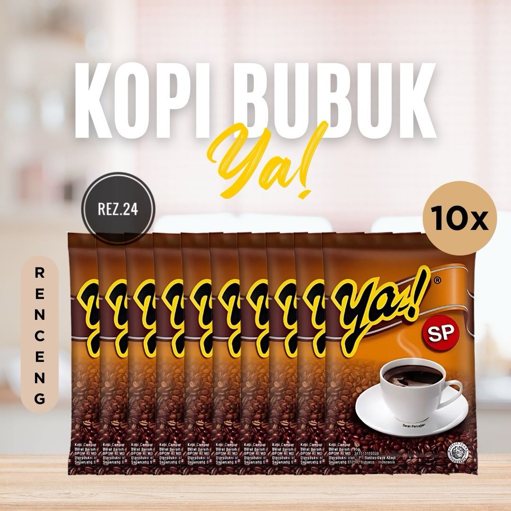 

Kopi YA 60 gr RENTENG isi 10 PCS l Bubuk Kopi Instan
