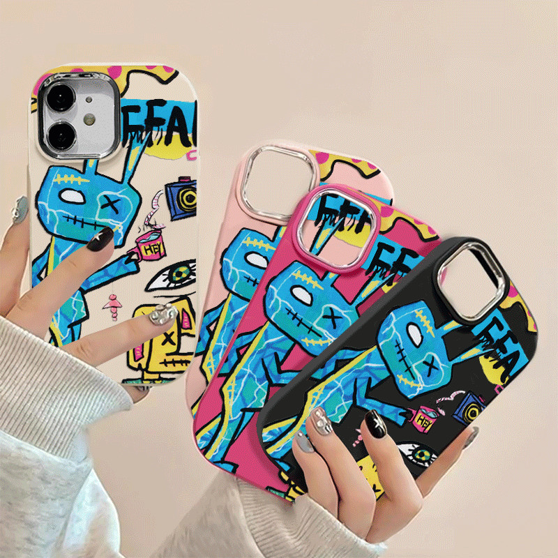 Quirky Robot Cell Phone Case VIVO V29 Y17S Y02 Y16 2022 Y17 Y20 Y21 2021 Y22 Y27 Y91 Y53S 5G Y15s V2