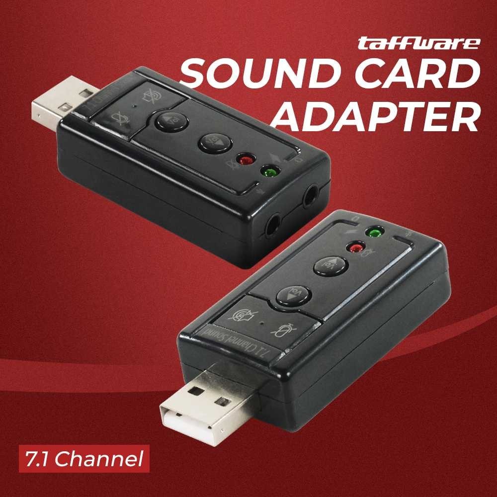 Taffware USB 7.1 Channel Sound Card Adapter - TC-03 - ( ca2 )