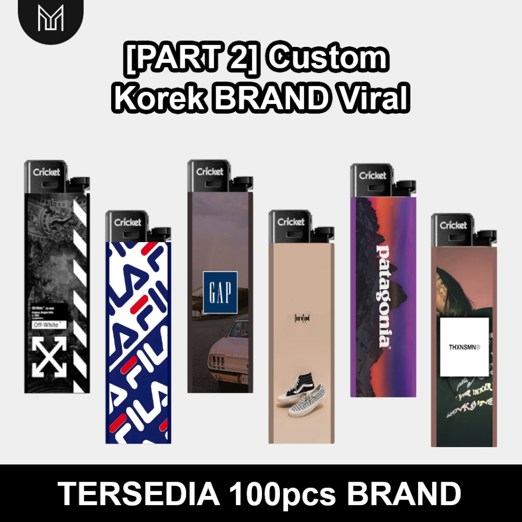 [PART 2] BISA ORDER 1 AJA KOREK CUSTOM TEMA BRAND, [BISA COD]