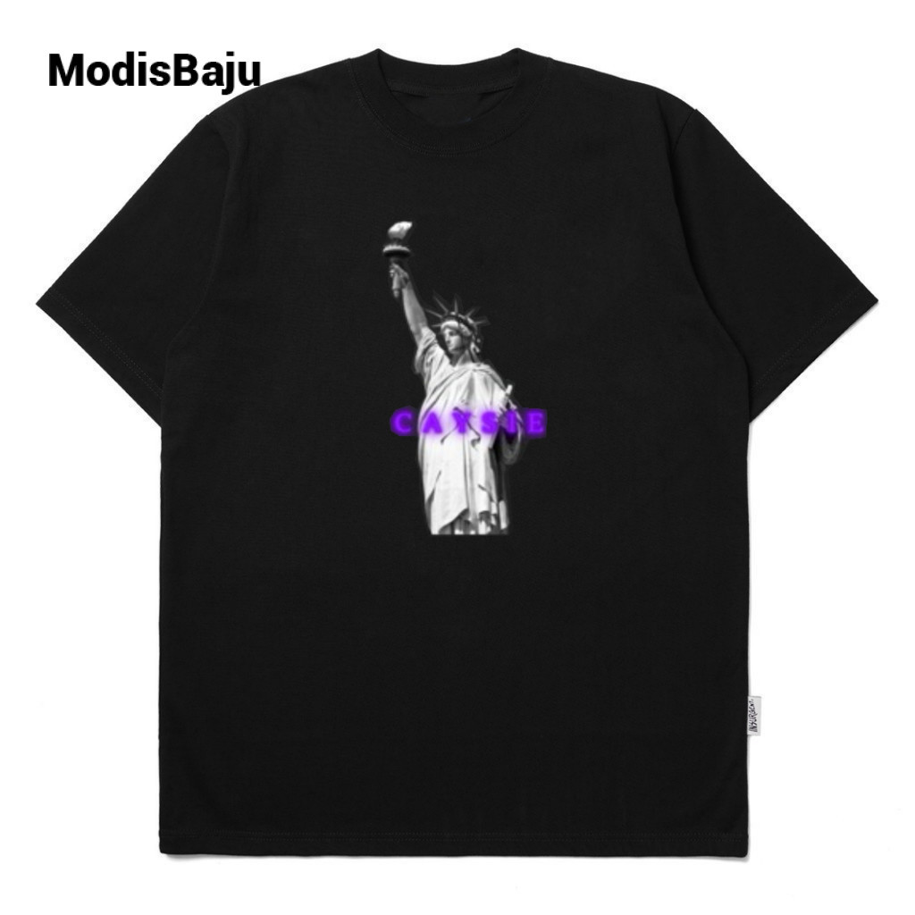 ModisBaju caysie - black   us story  Fashion Tee