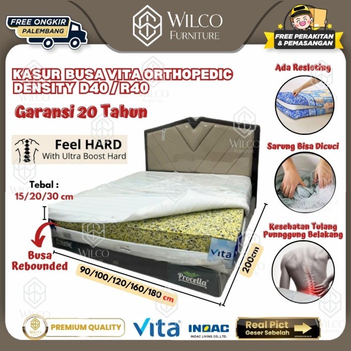 Kasur Busa Vita Inoac Orthopedic R 40 Density D40 | Matras Orthopedic Inoac | Kasur Tulang Belakang 