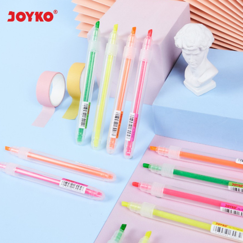 

Highlighter Penanda Warna – Pulpen Stabilo Warna Cerah Bentuk Bolpen Praktis