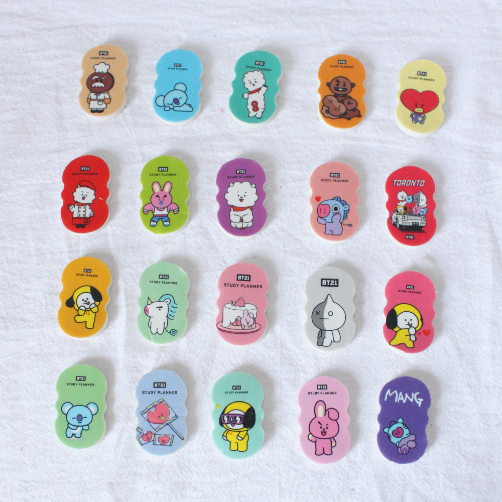 

(2pcs) Penghapus Pensil Korea Motif Lucu Penghapus Pensil Motif Kartun Korea