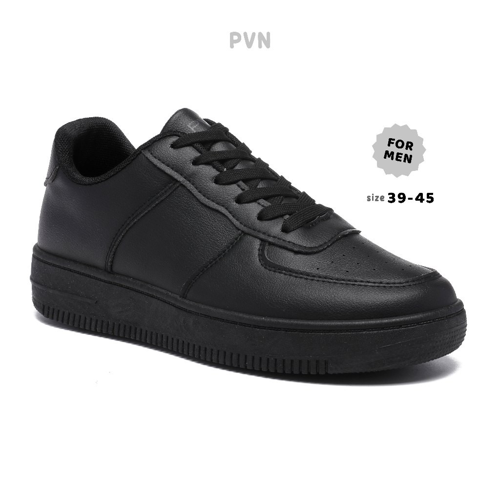 PROMO PVN Tiger Sepatu Pria Sneakers Sepatu Olahraga Kasual Shoes Hitam Putih 450