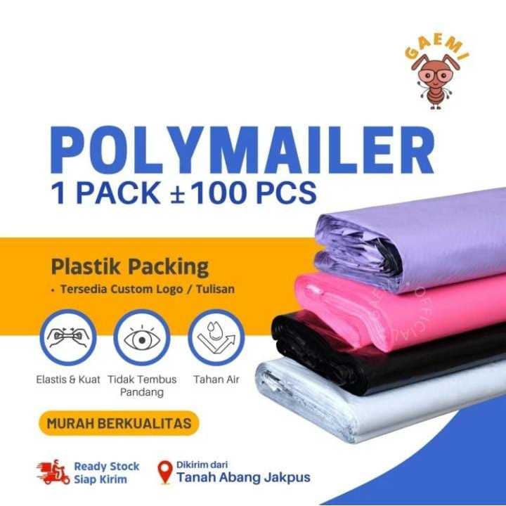

RAIDESAFA_SHOP Polymailer 25x40 Isi 100pcs READY STOCK!