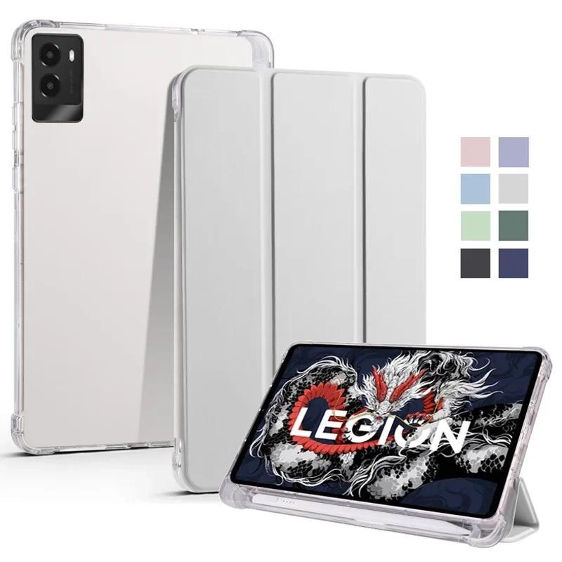 Tablet Case for Legion Y700 2025 Case with Pen Holder Trifold Soft Back Stand Coque for Lenovo Legio