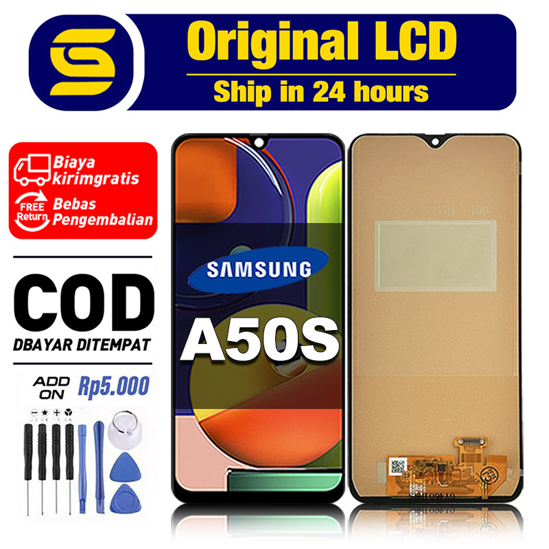 ORI LCD Samsung A50S Original Fullset hp Touchscreen asli New Free shipping COD