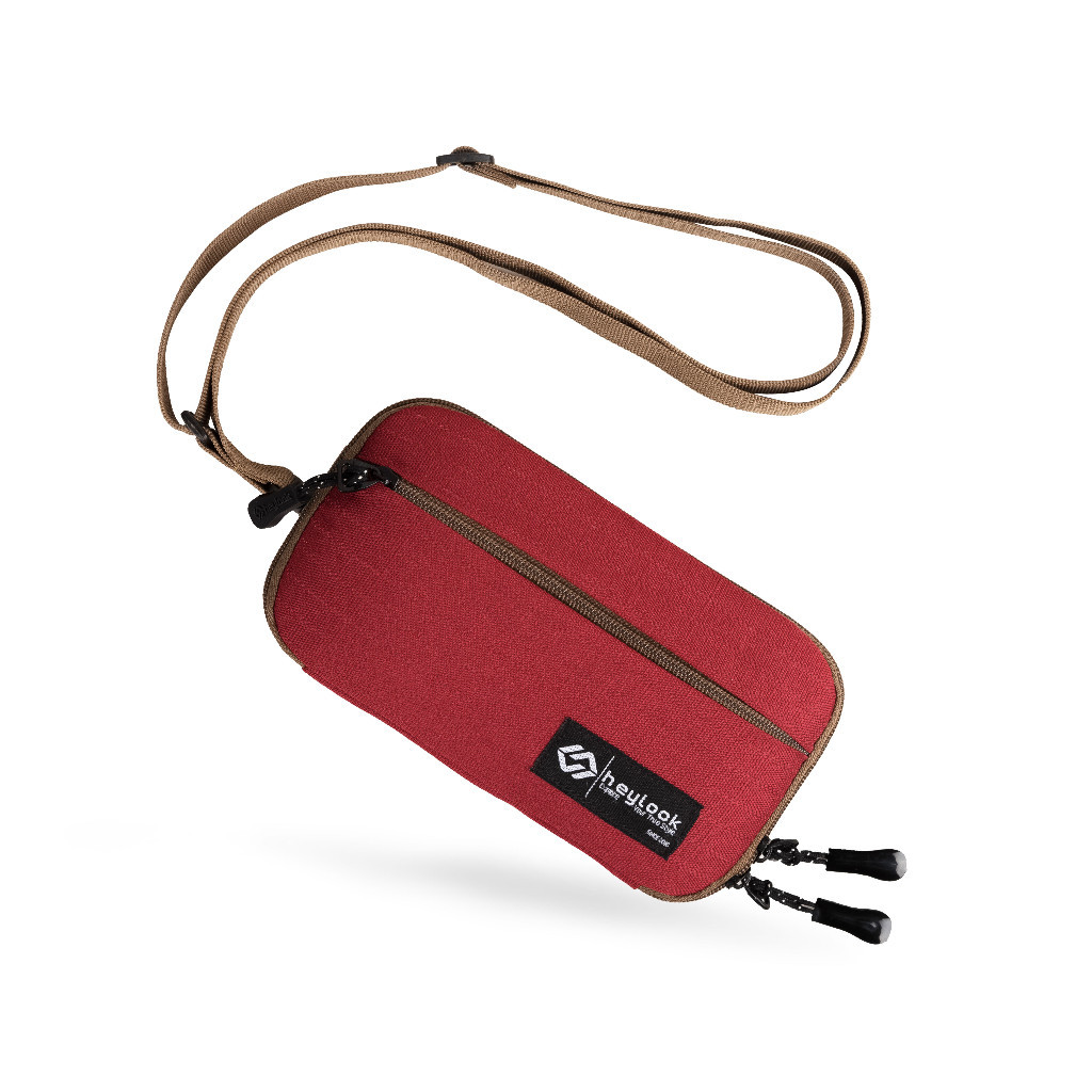 HEYLOOK Official - Neck Pouch Bag FLASH Sling Pouch Dompet Kartu Leher Pria Cowok