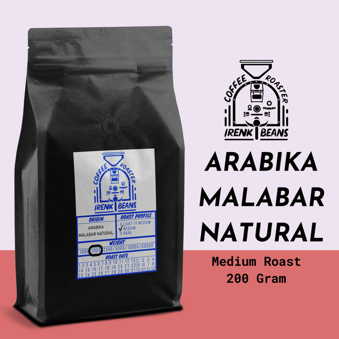 

Kopi Arabika Malabar Natural 200g Biji Bubuk - BUBUK KASAR