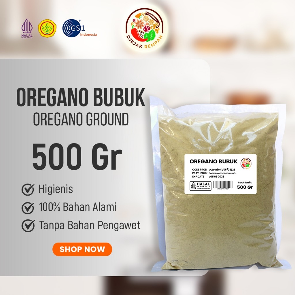 

Oregano Bubuk / Oregano Powder Premium (Kemasan 100 Gr - 500 Gr)