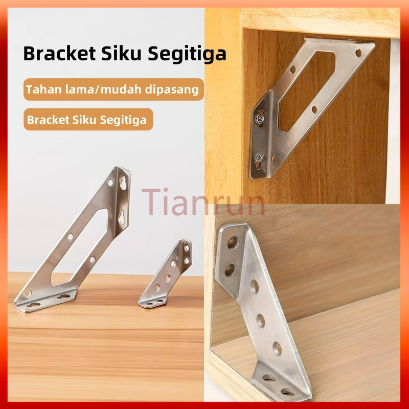 Bracket Siku Trapesium Ambalan Sudut Kabinet/Bracket Siku Segitiga/Bracket Siku Ambalan Sudut Kabine