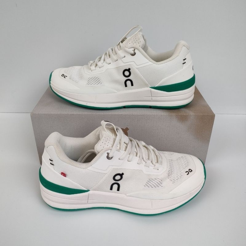 Sepatu Tenis On Cloud X The Roger Federer White Green