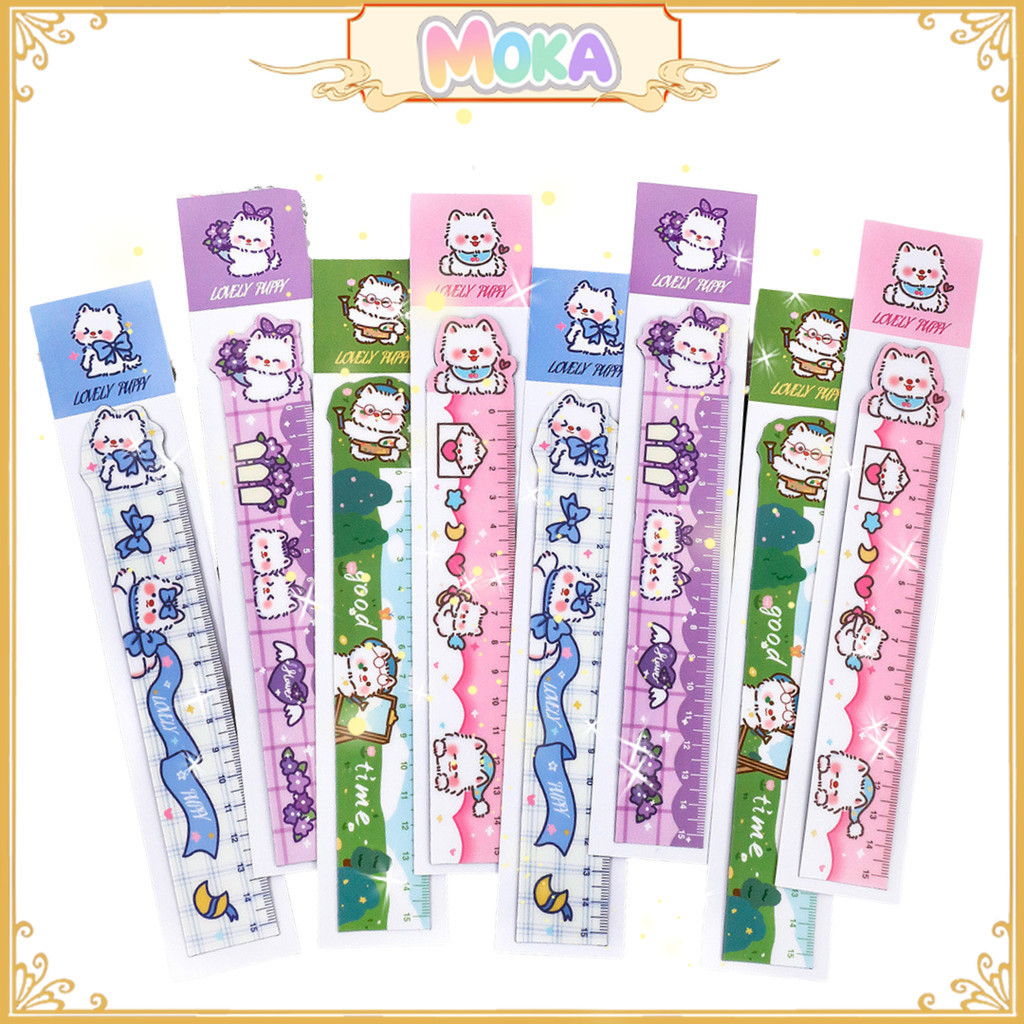 

MOKA Penggaris Elastis Motif Kartun Panjang 15 Cm Anti Patah Dan Dapat Dijadikan Gelang MKA35