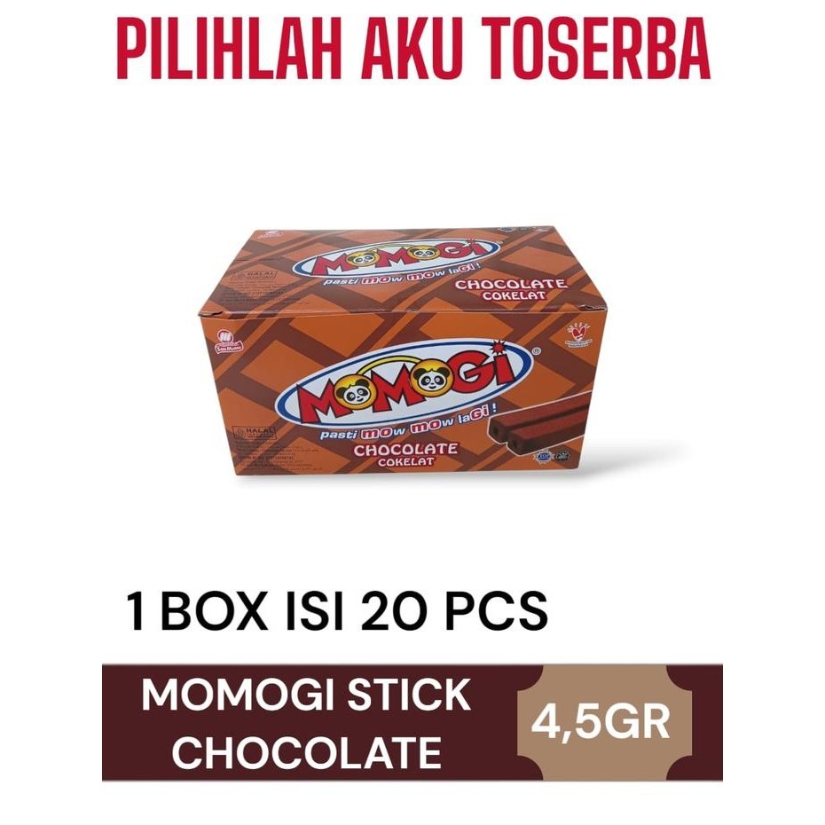 

Momogi Stick COKELAT 4,5 gram - ( HARGA 1 BOX )
