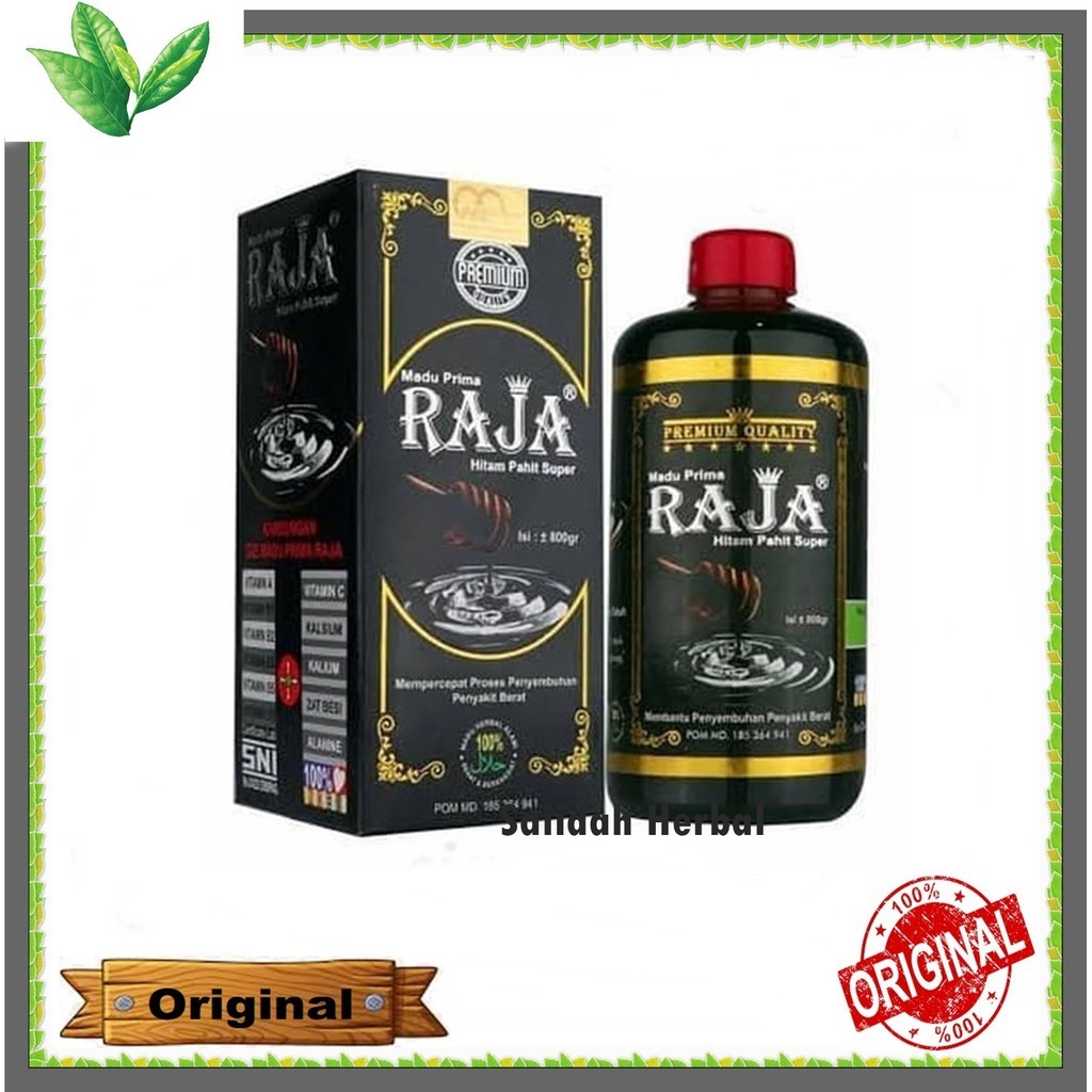 

madu raja hitam pahit super 800gr
