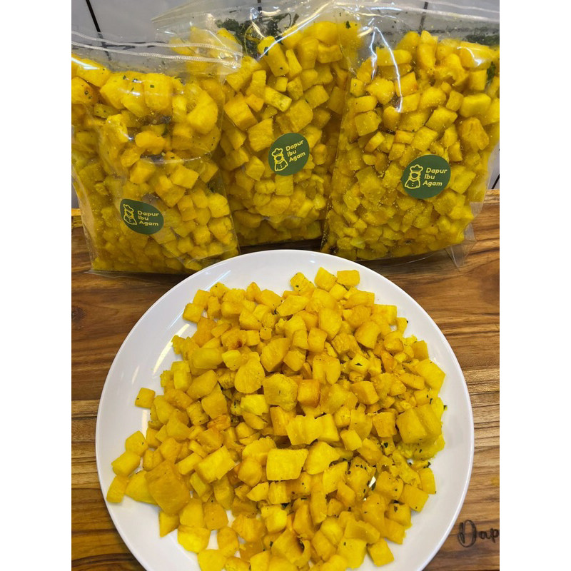 

Keripik Kuning Ganepo Khas Minang Kerupuk Dadu Kripik Ubi Cancang