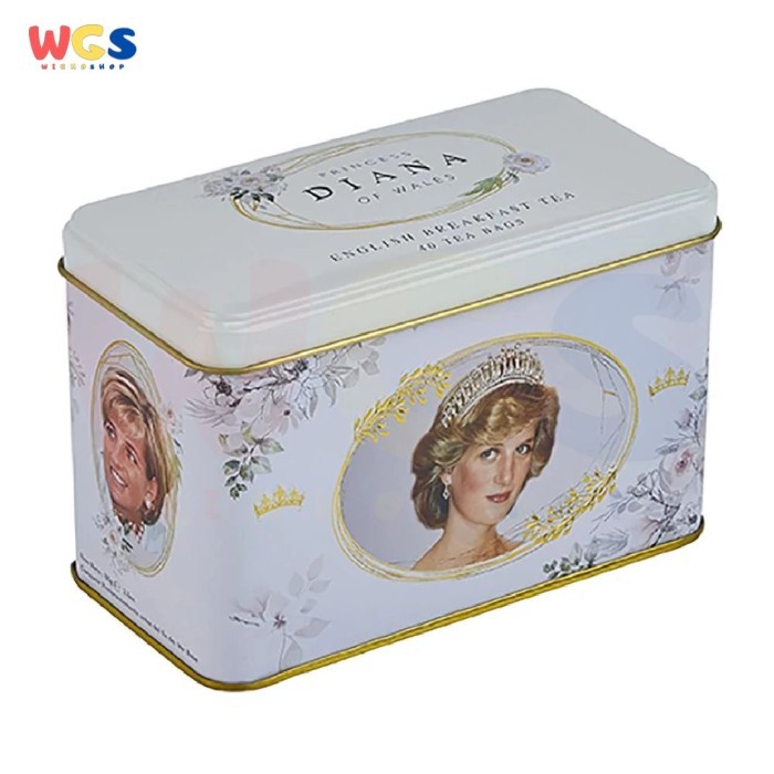

New English Teas Princess of Wales Diana Tea Tin Collection 40s TeaBag