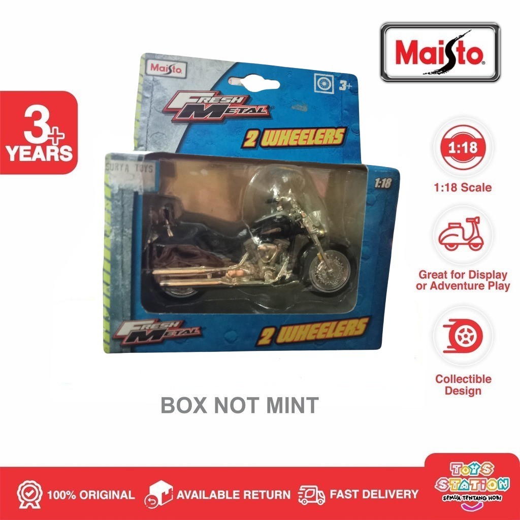 Maisto Harley 1:18 Yamaha Road Star Silverado Static Die Cast Toyzstatioon