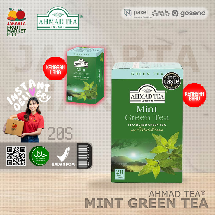 

✔D.Bsyo✔ - TERBARU AHMAD TEA MINT GREEN TEA teh celup China Jiangx mystique