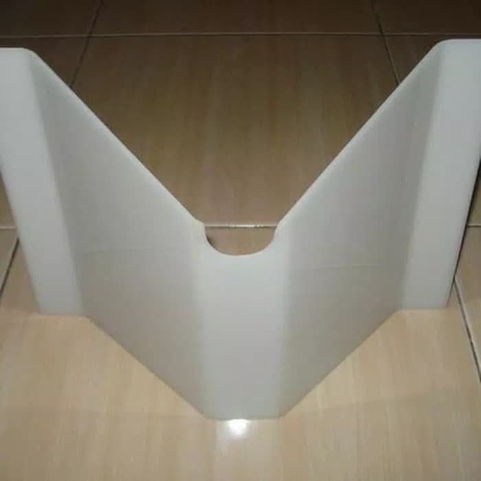 Acrylic urinoir/mika urinal/protector urinoir putih Original TOTO