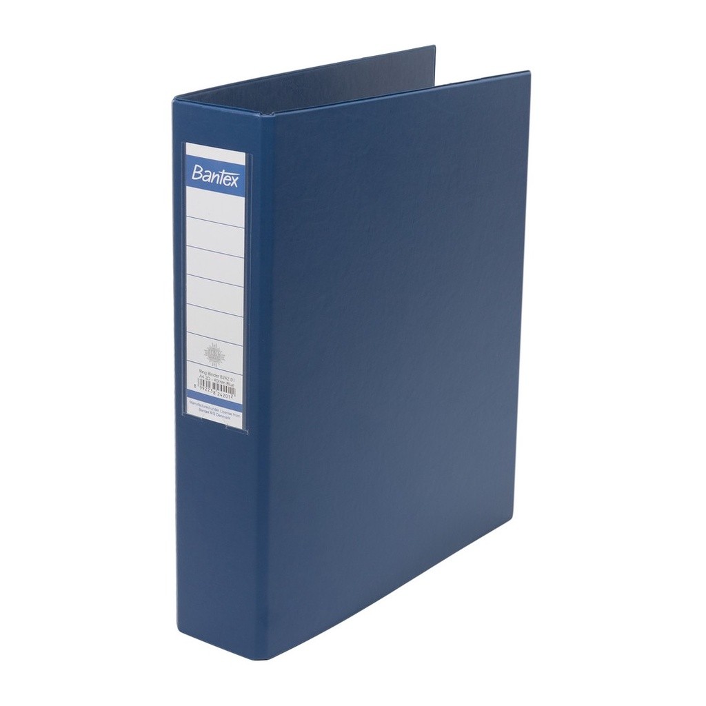 

AT Bantex Ring Binder 2 Ring D A4 40mm Blue 8242 01