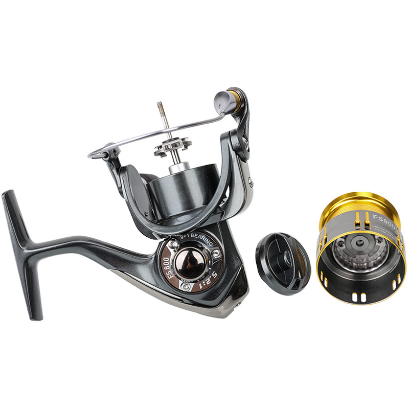 Tsurinoya Ultralight Coil Spinning Fishing Reels Trout Spinning Reel Freshwater & Saltwater Fish Ree