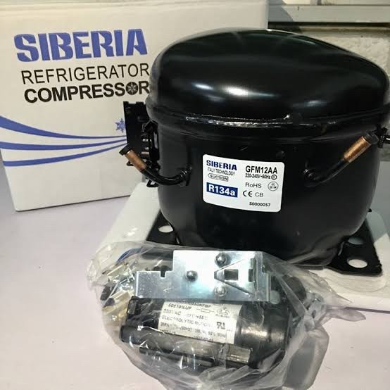 KOMPRESOR SIBERIA GFM12AA 1/3PK COMPRESSOR KULKAS, FREZER R134