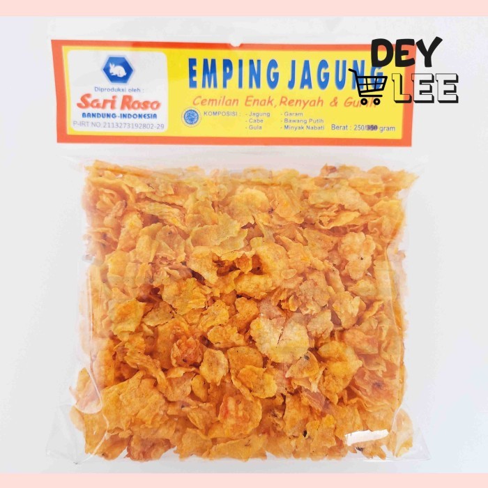 

Emping Jagung 250g Sari Roso Manis Asin Pedas Cemilan Snack Bandung