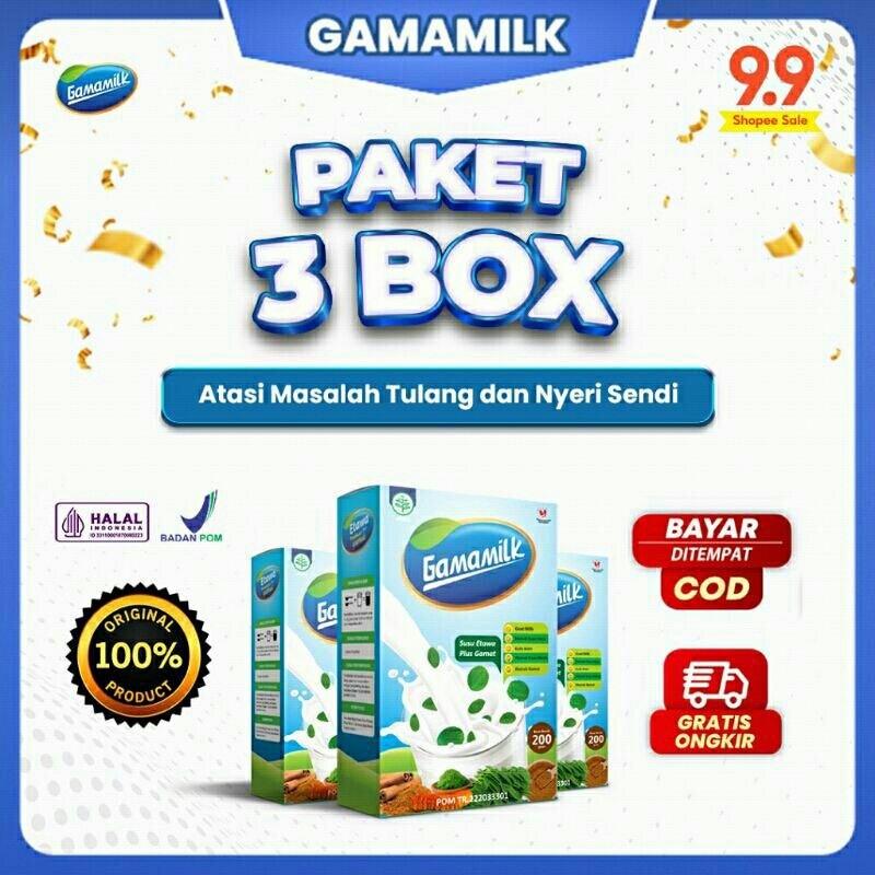 

(3 Box) Susu Etawa Gamamilk - Solusi Masalah Tulang, Nyeri Sendi, Asam Urat dan Rematik (original)