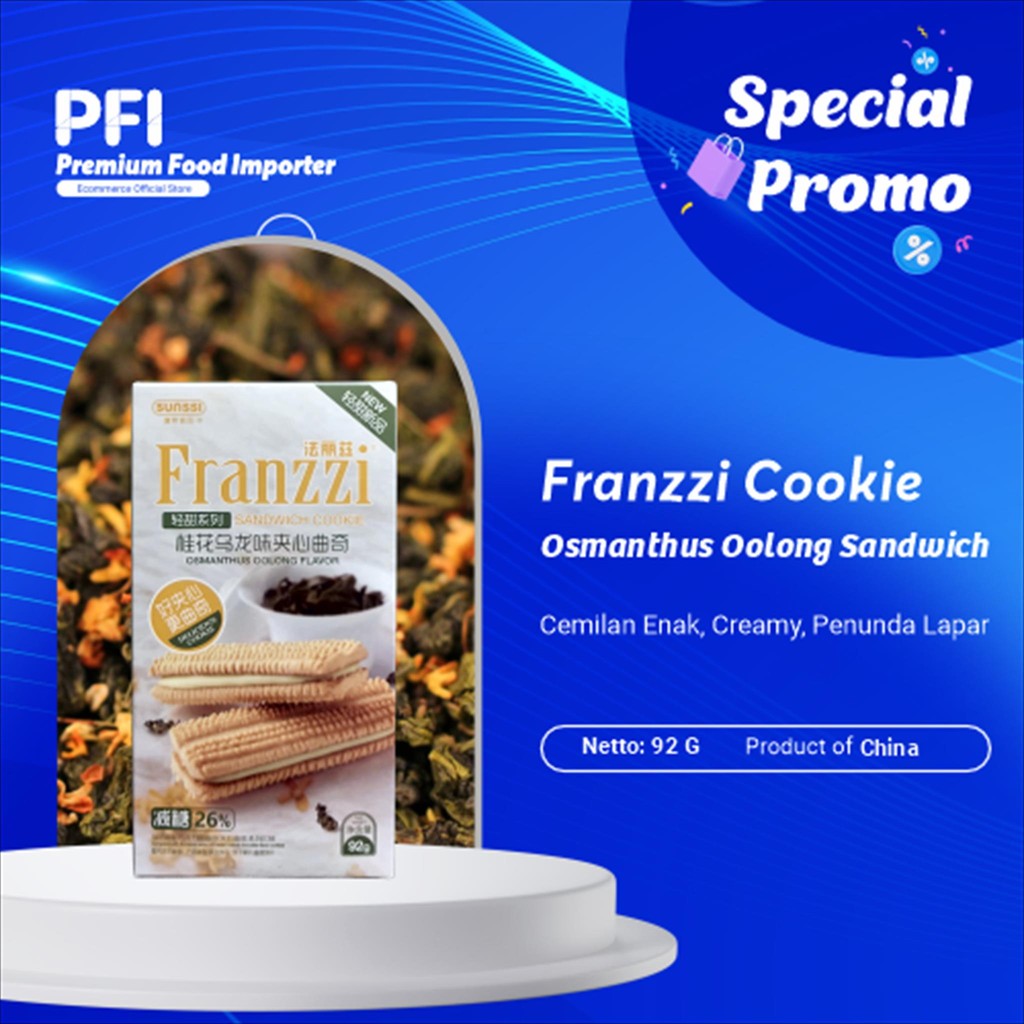 

Franzzi Osmanthus Oolong Sandwich Cookie 92gr