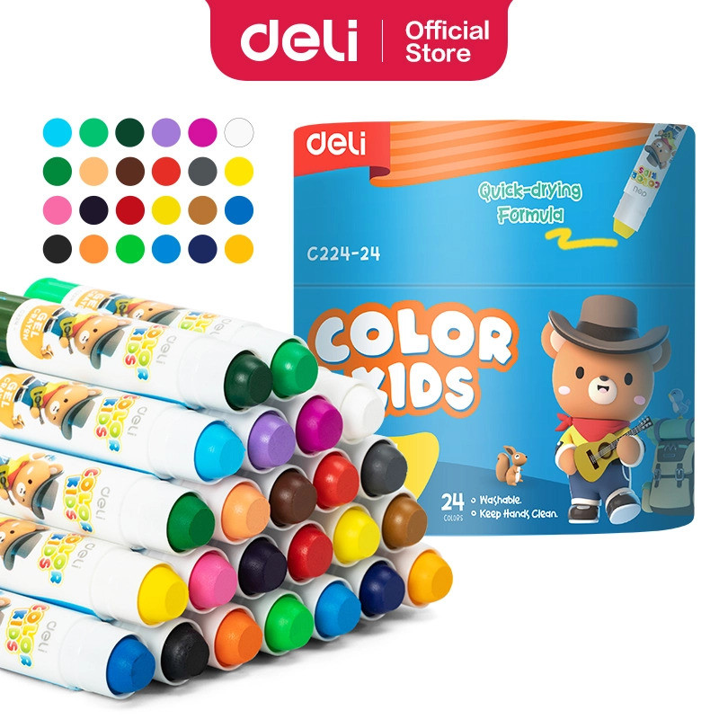 

Crayon Deli 24 Warna ECC224-24